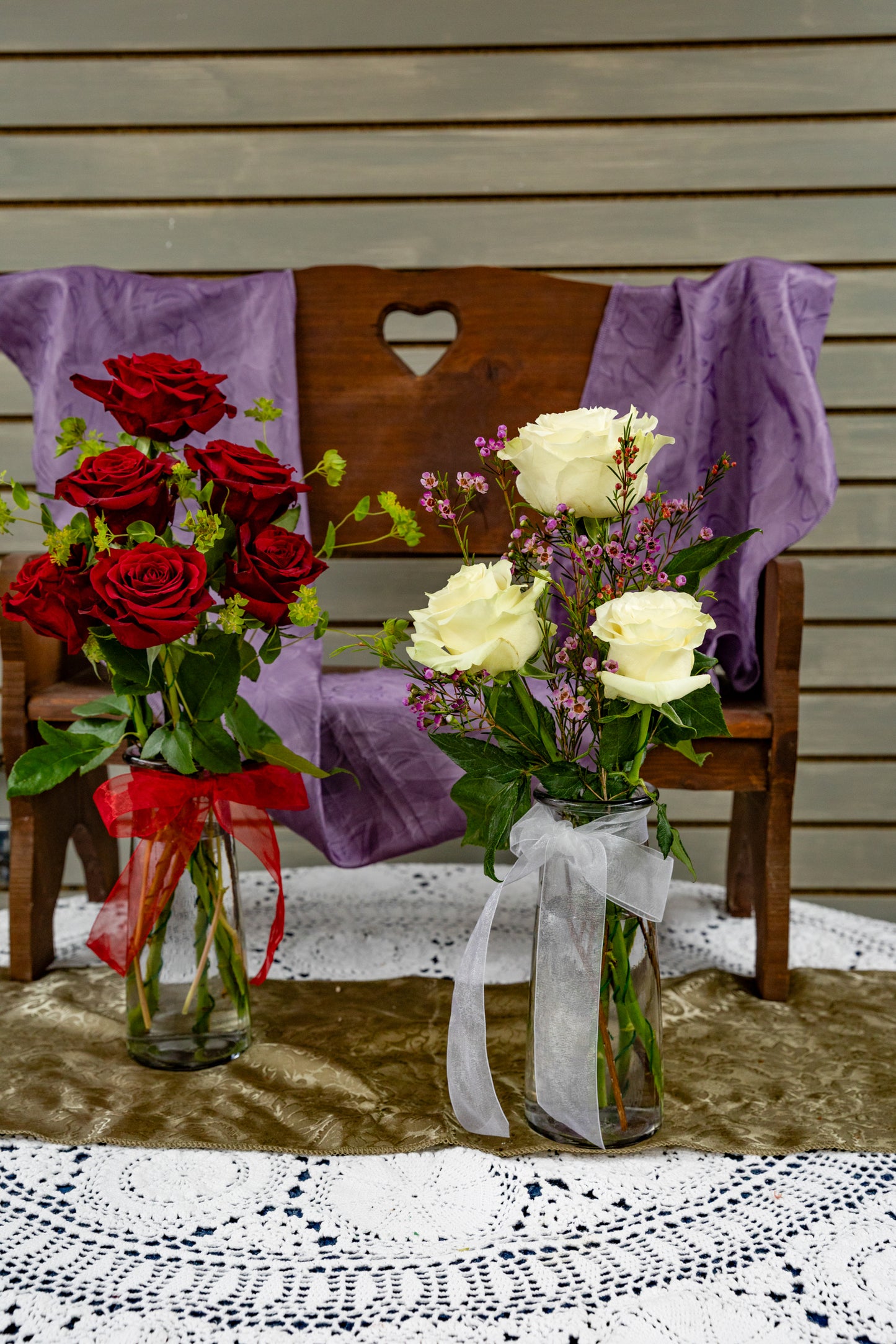 half dozen pink roses