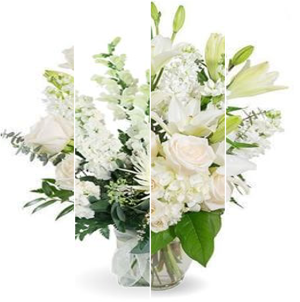 White florist choice